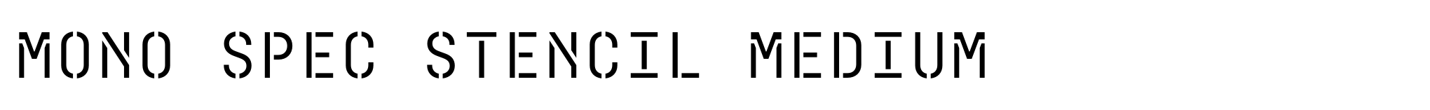 Mono Spec Stencil Medium image